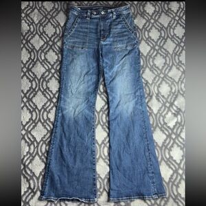 American Eagle Outfitters Blue Flare Jeans